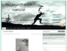 Tablet Screenshot of aligningwithnature.com